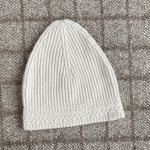 Like New - Rag & Bone 100% Cashmere Cream Beanie